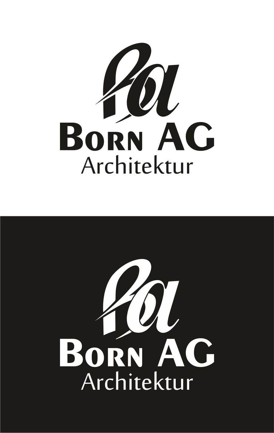 Bài tham dự cuộc thi #317 cho                                                 design logo for architectural firm (BORN AG)
                                            
