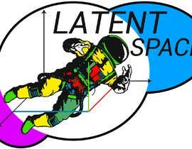 mvictorialedesm4 tarafından Astronaut logo for my brand &quot;Latent Space&quot; için no 6