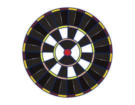 #9 para Create vector image of a custom dart board. de fahim366