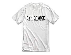 #20 para Gym Savage T- Shirt Mock up de voltes098