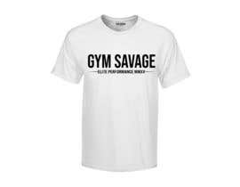 #3 para Gym Savage T- Shirt Mock up de rasheed9717
