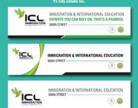 #38 dla Design a Signboard for our Immigration Business przez OKPdesigner