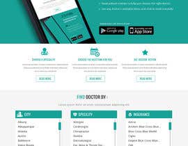 #38 para Design a Website Mockup for a medical care scheduling service por klimbachiya