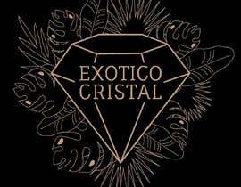 #26 para Logo for my brazilian company: Exotico Cristal which means exotic crystal in english. Need a logo showing a gem or diamond with maybe a rainforest behind it, like exotic palm trees, etc. I’d like a color and black/white version. Original psd and png de DianaGrossoArt