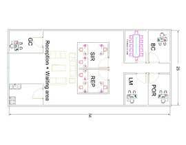 #47 for Create an office floor plan by mohamedrefat7102