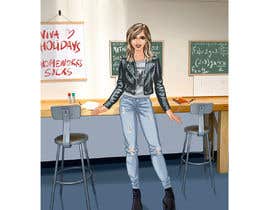 #83 para Draw a doll in modern glam or teenager clothes de fabianmarchal