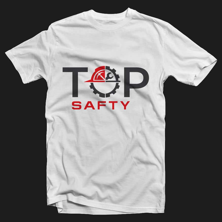 Penyertaan Peraduan #26 untuk                                                 I need a logo designed for my new business.  “Top safety” the logo should look like a safety/ personal protection wear company using colours like red yellow black deep blue etc. please be creative
                                            