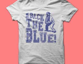 #114 para T-SHIRT DESIGN:  WE BACK THE BLUE! de designcontest8
