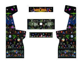 Custom Full Sized Arcade Cabinet Side Front Art And Backlit
