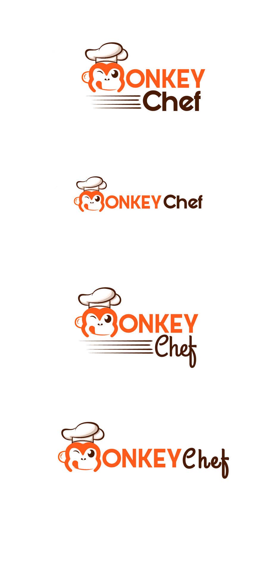 Proposition n°127 du concours                                                 Logo design / Diseño de logo    Monkey Chef
                                            