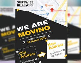 #123 for Flyer &quot;We are moving&quot; by rafiqsylhet