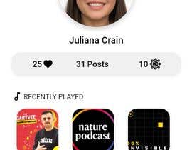 Nro 16 kilpailuun Build UI for new Podcast player App käyttäjältä mabhinav60