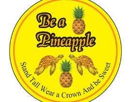 #27 para 3x3 circle pineapple and sea turtle sticker por hisobujmolla