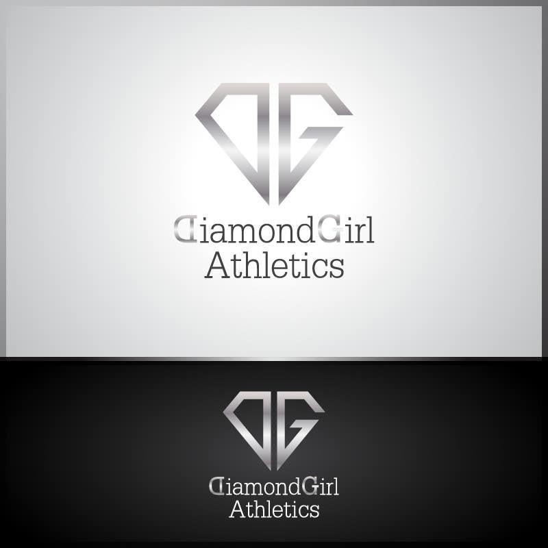Penyertaan Peraduan #36 untuk                                                 Logo Design for Diamond Girl Athletics
                                            