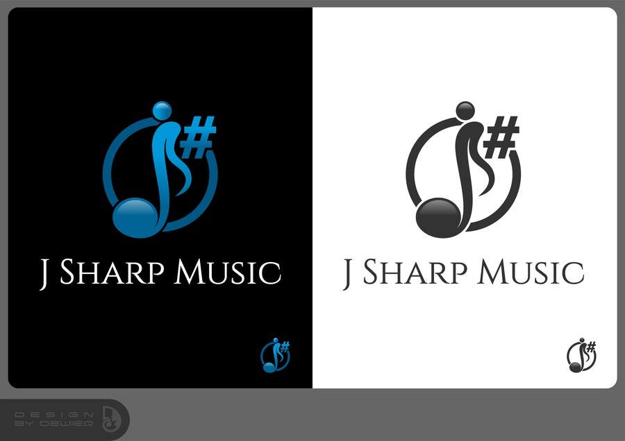 Kilpailutyö #107 kilpailussa                                                 Logo Design for J Sharp Music
                                            