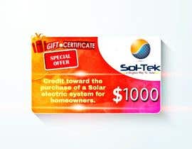 #27 pentru Coupon for $1000 towards the purchase of a Solar PV system de către emonemon982