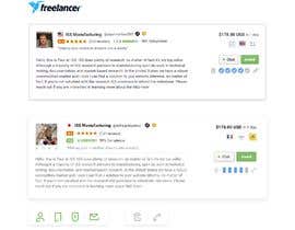 #39 for Redesign the bid card for Freelancer by maxdzhavala