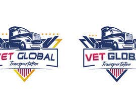 #192 para Trucking Company Logo -  Vet Global Transportation  (VGT) de blurrypuzzle