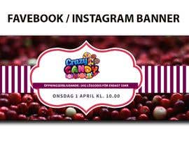 #44 for Facebook and Instagram Banner for a Candy Store by billionairejd5