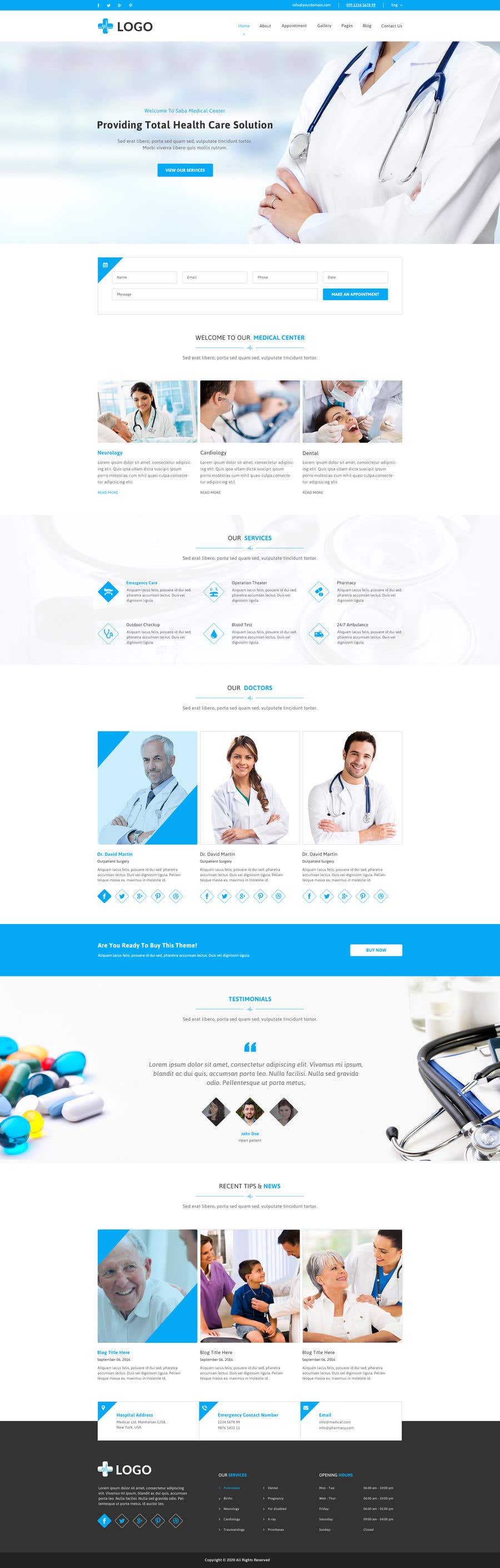 Konkurrenceindlæg #13 for                                                 Website design for a healthcare e-service provider
                                            