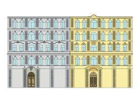 #12 ， Create vector flat line picture of the building 来自 chanez77