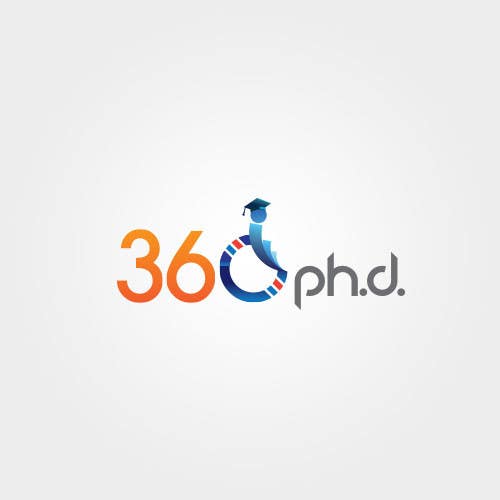 Kilpailutyö #32 kilpailussa                                                 Logo Design for 360 ph.d. application
                                            