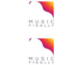 #147 pёr create a little square logo for a music online stream called MUSIC FINALLY nga tishan9