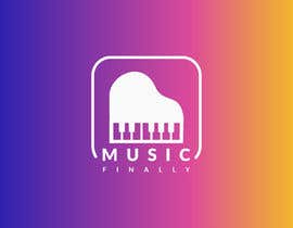 #171 pёr create a little square logo for a music online stream called MUSIC FINALLY nga nurulhasnat6464