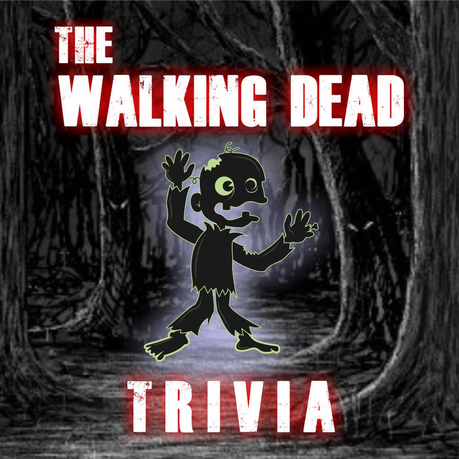 Kilpailutyö #48 kilpailussa                                                 Design an iPhone app icon for "Walking Dead Trivia" app
                                            