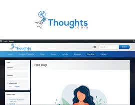 #44 ， Thoughts.com New Logo Needed for FREE WordPress Bloggging Community 来自 lucifer06