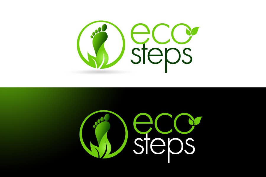 Wasilisho la Shindano #640 la                                                 Logo Design for EcoSteps
                                            