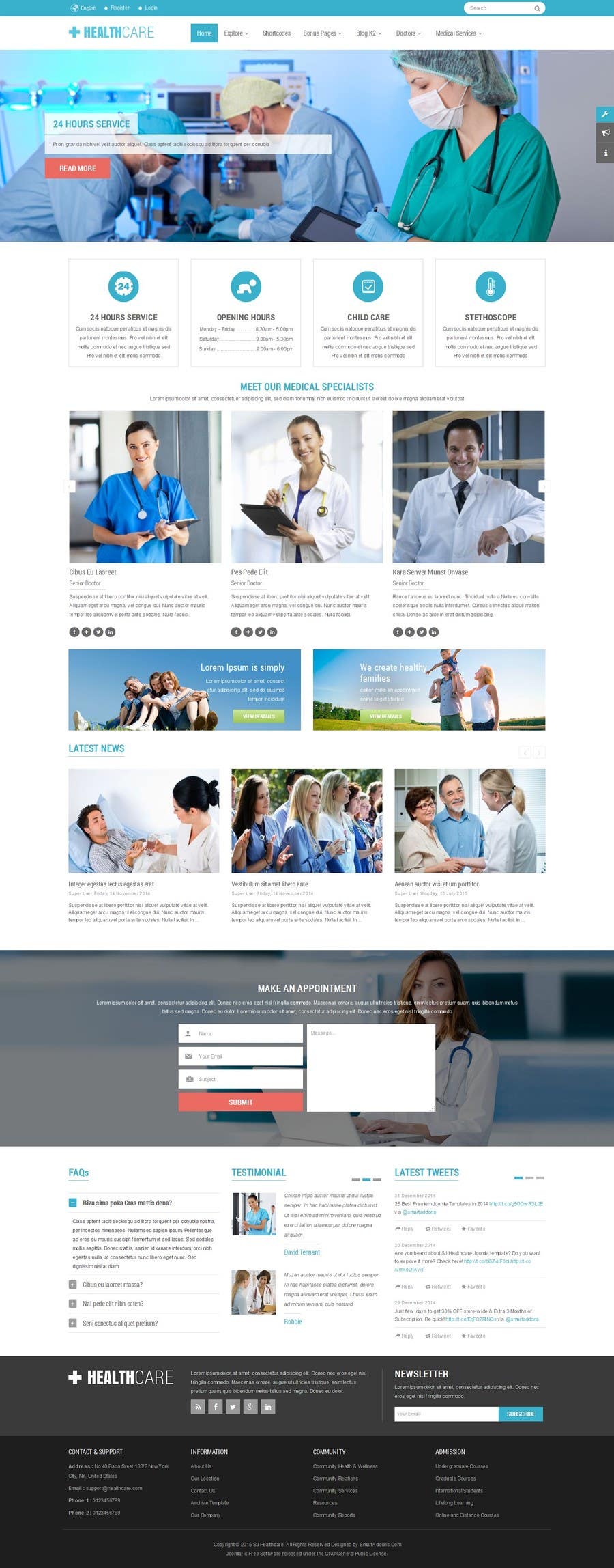 Contest Entry #1 for                                                 Design a Website Mockup for a Clinic
                                            