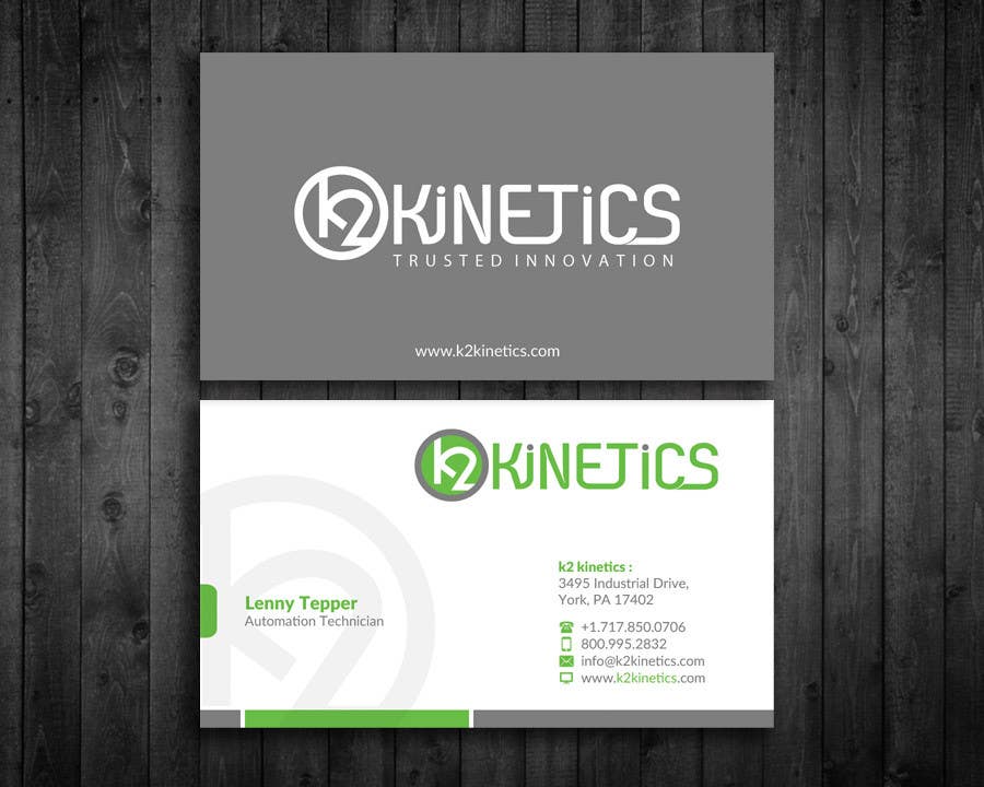 Contest Entry #269 for                                                 Design some Business Cards for K2 Kinetics
                                            