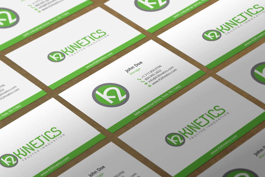 Contest Entry #329 for                                                 Design some Business Cards for K2 Kinetics
                                            