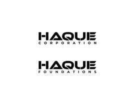 Nambari 126 ya Need two logo for two different organisations. One is “Haque Corporation” which is a holding company of different companies.  Another one is “Haque Foundations” which is a non profit organisation to support different good cause. na creati7epen