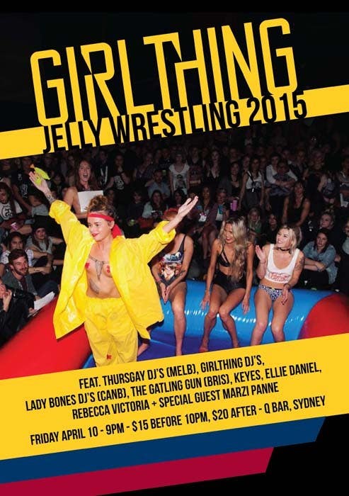 Entri Kontes #13 untuk                                                Design a Flyer for Jelly Wrestling Competition
                                            