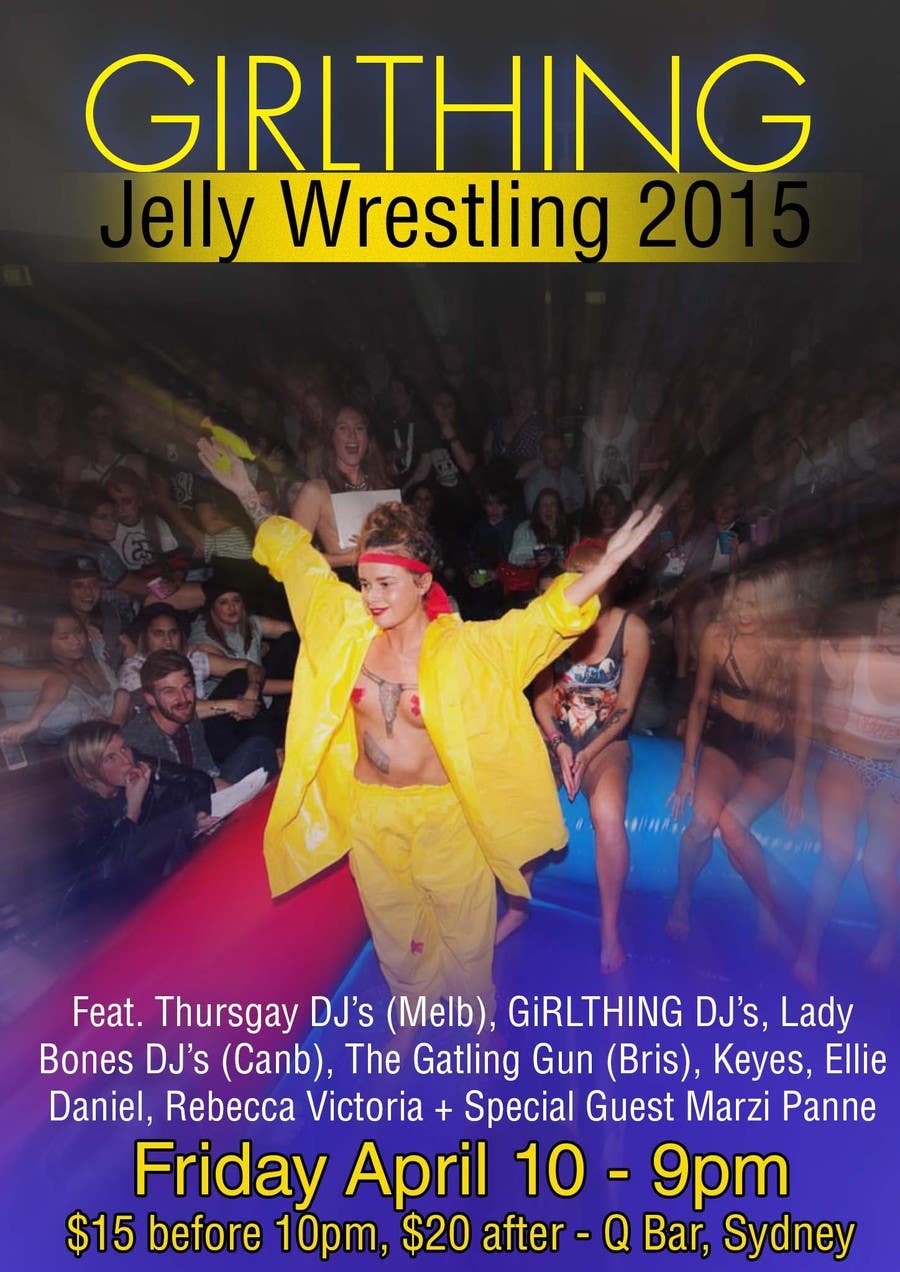 Contest Entry #15 for                                                 Design a Flyer for Jelly Wrestling Competition
                                            