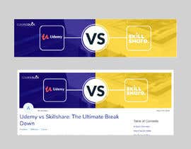 #29 for Banner Design for Blog Page (Udemy vs Skillshare) - CourseDuck.com by Rafi567