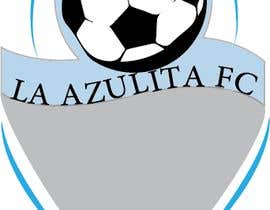 #28 for i need a team logo. for soccer. LA AZULITA FC  white outline. blue and black main colors.   i need to know the name of yhe font used af nadeen2231