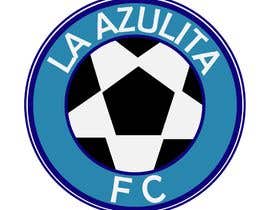#23 for i need a team logo. for soccer. LA AZULITA FC  white outline. blue and black main colors.   i need to know the name of yhe font used af Rusky10