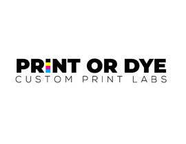 #92 pentru Logo for a t-shirt printing commpany called Print or Dye de către rajsagor59