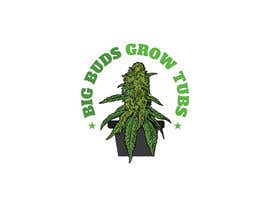#301 for Design a cool , catchy,  logo for out grow tubs that grows BIG BUDS. Eye catching logo by DelwarSujon