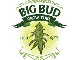 #254 for Design a cool , catchy,  logo for out grow tubs that grows BIG BUDS. Eye catching logo by vanhuy19892011