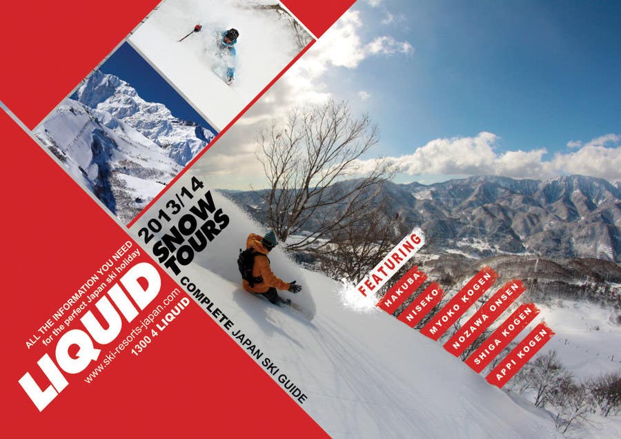 Intrarea #89 pentru concursul „                                                Front cover design for Japan ski brochure
                                            ”