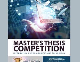 skanone tarafından Design a Flyer for a master&#039;s thesis prize (ICT related topics) için no 6