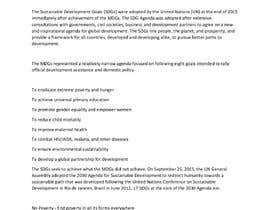 #18 für Intelligently Researched &amp; Written 2500 Word Essay on Development Theory: UN SDGs von ahamedshiyab