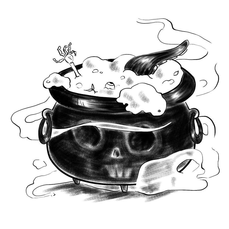 Kandidatura #9për                                                 Boiling cauldron illustration.
                                            