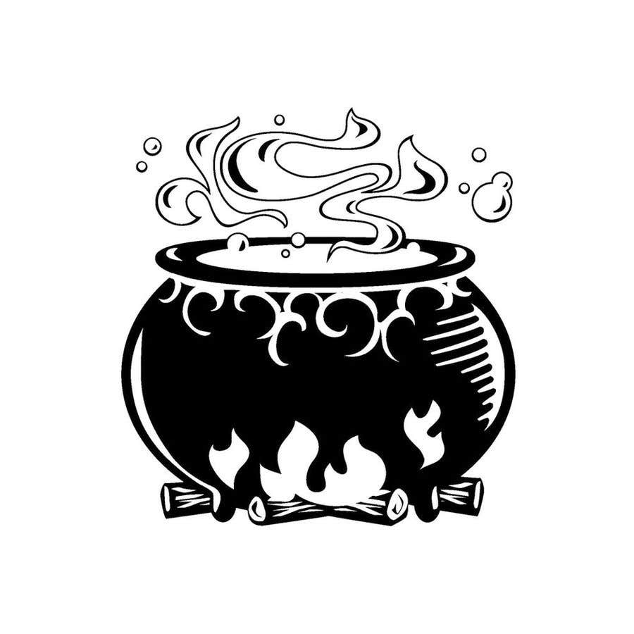 Proposta in Concorso #5 per                                                 Boiling cauldron illustration.
                                            