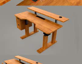 #65 for 3D model of desk furniture by irshadanim