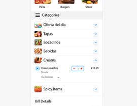 #85 para mobile UX/UI for digital menu de anthonyallred